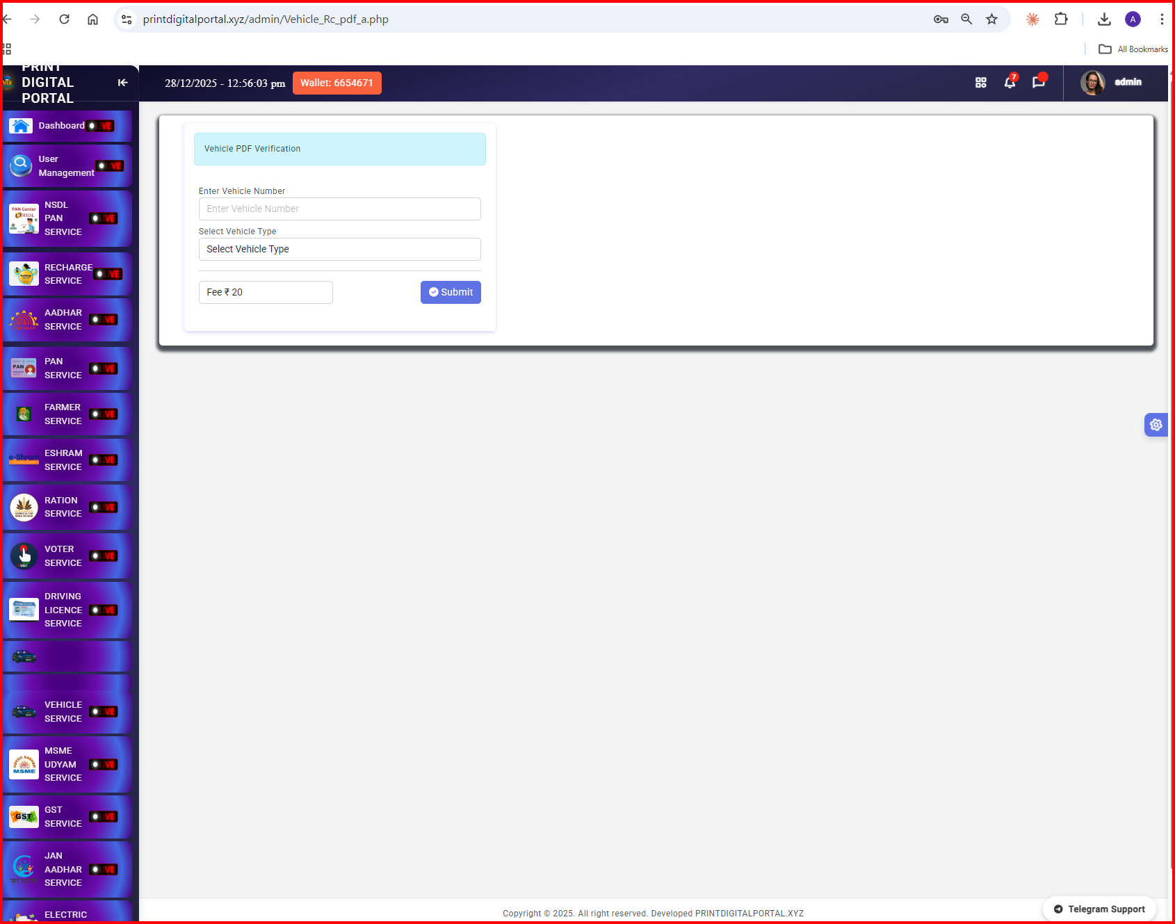 Digital Print Portal